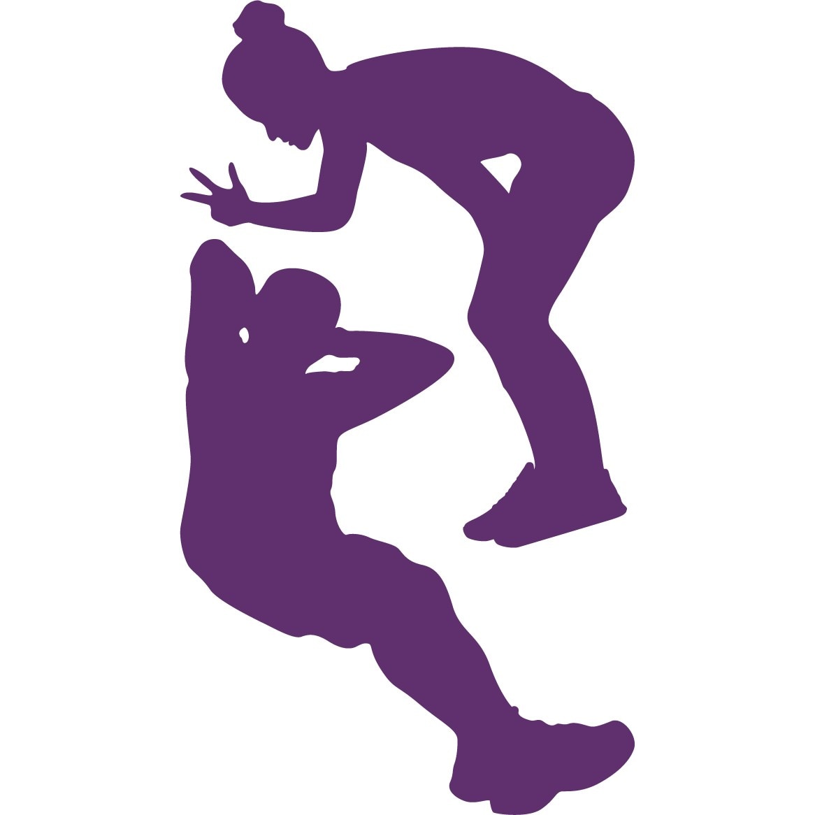 Nu te opri! - Sticker Decorativ - Indigo - 119 x 213 cm