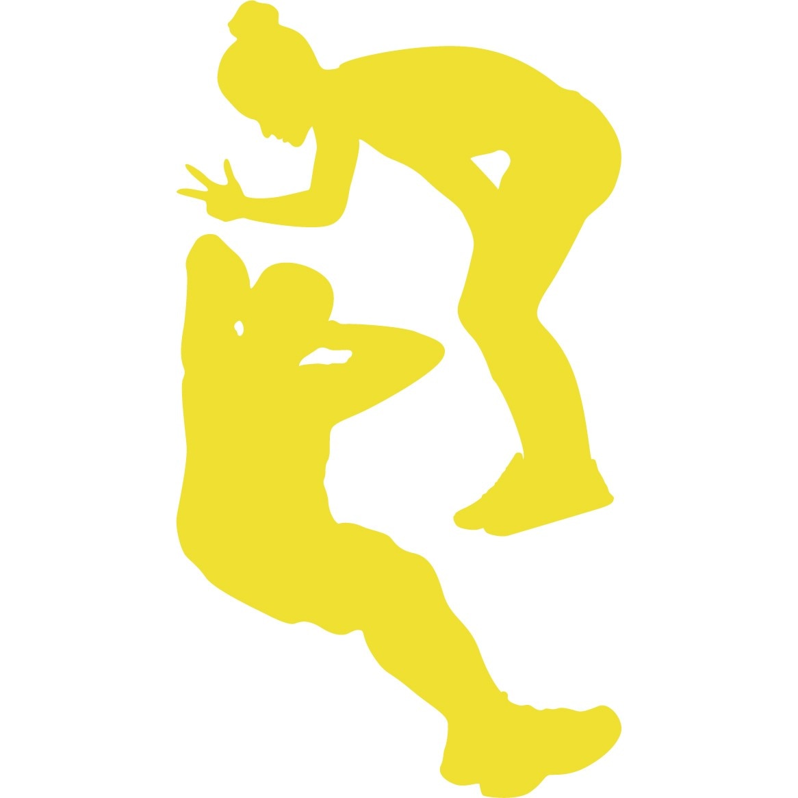 Nu te opri! - Sticker Decorativ - Lemon - 119 x 213 cm