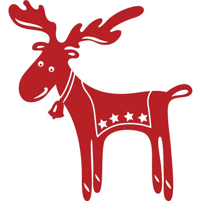 Renul Rudolf - Sticker Decorativ - Rosu Cardinal - 119 x 130 cm