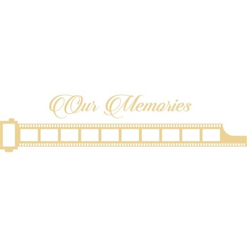 Filmul vietii noastre - Sticker Decorativ - Bej - 183 x 43 Filmul vietii noastre - Sticker Decorativ - Bej - 183 x 43