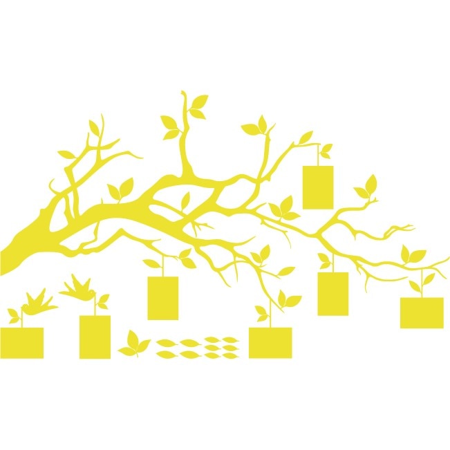 Creanga amintirilor - Sticker Decorativ - Lemon - 146 x 87