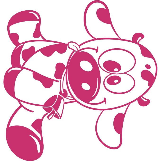 Vitel - Sticker Decorativ - Magenta - 125 x 119 cm