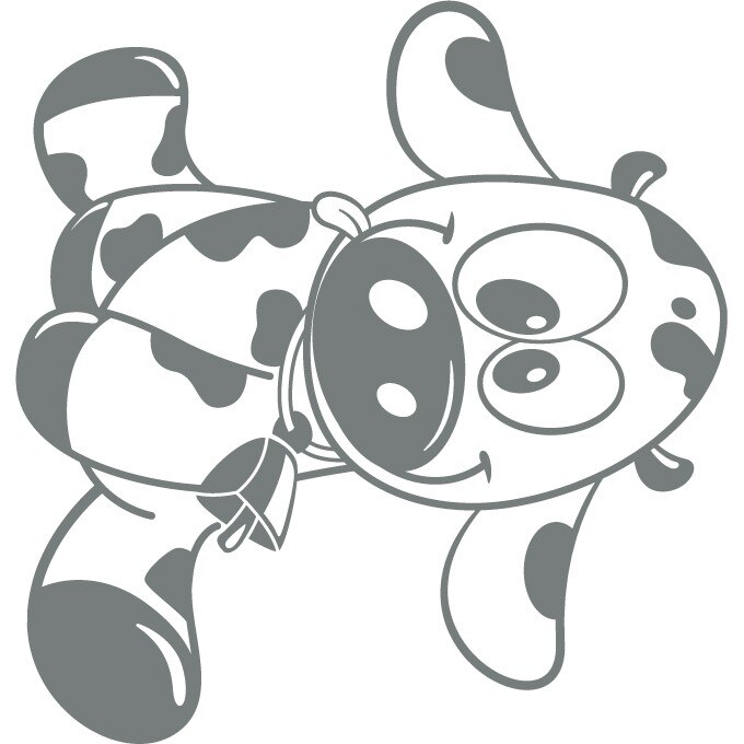 Vitel - Sticker Decorativ - Gri Metal - 125 x 119 cm