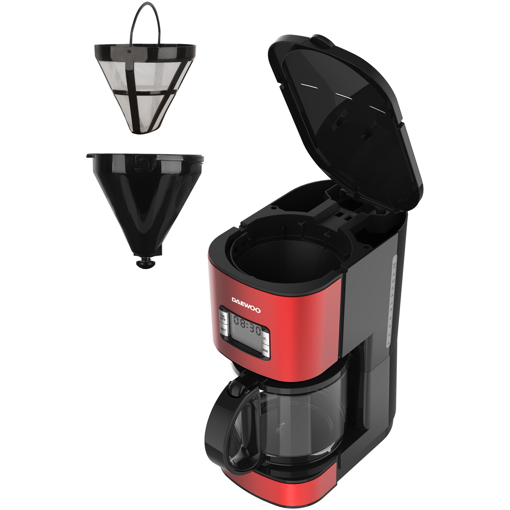 Cafetiera Daewoo D-DCM1000R 1.5L 1000W