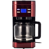 cafetiera daewoo dcm1000r 1000 w 15 l filtru permanent timer 24 ore indicator nivel apa design ergonomic rosunegru imagen 27_0_
0