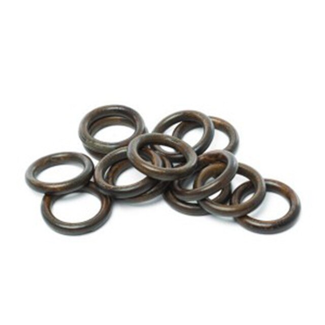 Set 10 inele maro Ø 40 pentru prinderea perdelei si draperiei - INEL-40-01