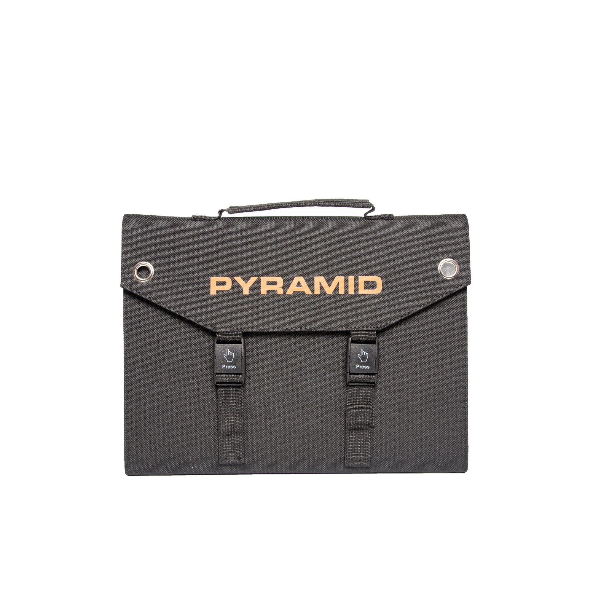 Panou solar portabil camping 18V - 60W, Pyramid®, pliabil, cu 2 porturi USB si iesire DC