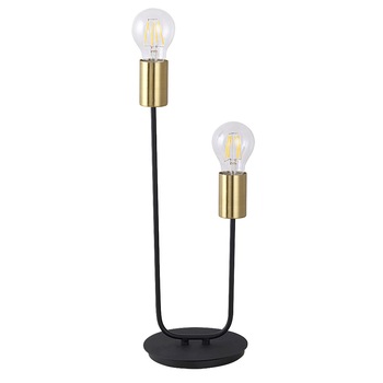 Lampa Lanny - 4560 Rabalux, E27, 2x15W, negru-auriu Lampa Lanny - 4560 Rabalux, E27, 2x15W, negru-auriu