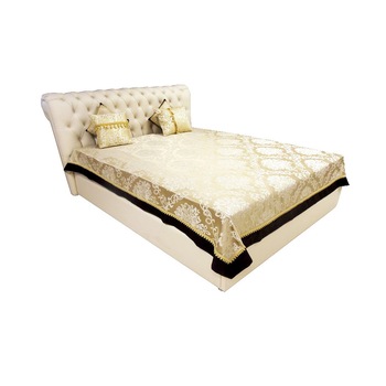 Pat dublu tapitat, Royal Home, 160x200 cm, bej Pat dublu tapitat, Royal Home, 160x200 cm, bej