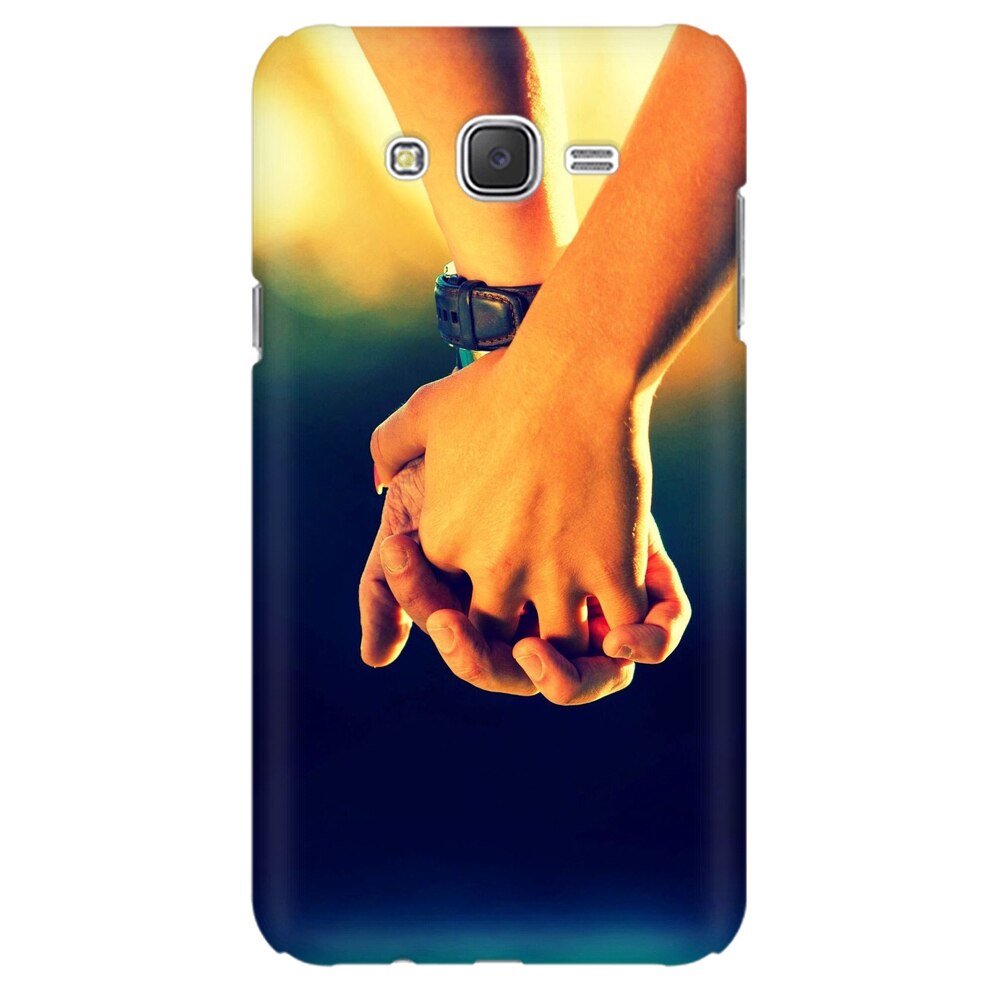 Husa silicon pentru Samsung Galaxy J1 2016, Couple Holding Hands