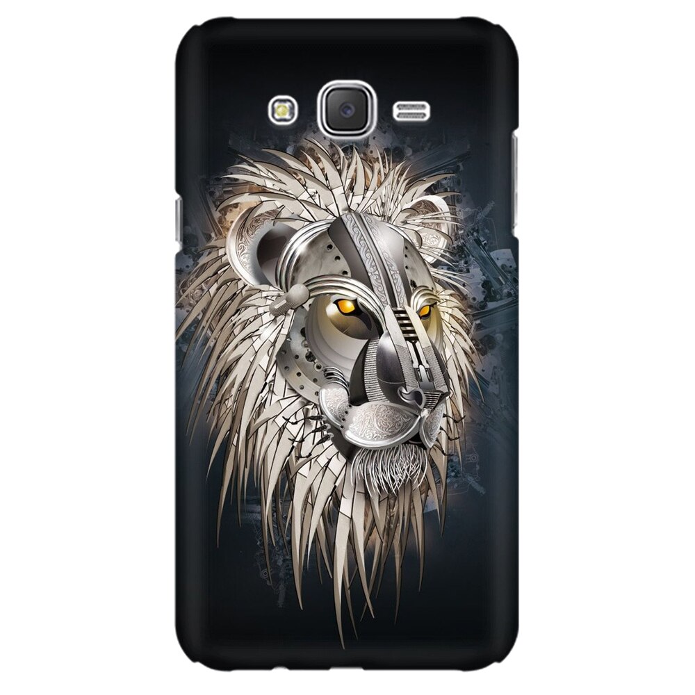 Husa silicon pentru Samsung Galaxy J1 2016, Abstract Lion 001