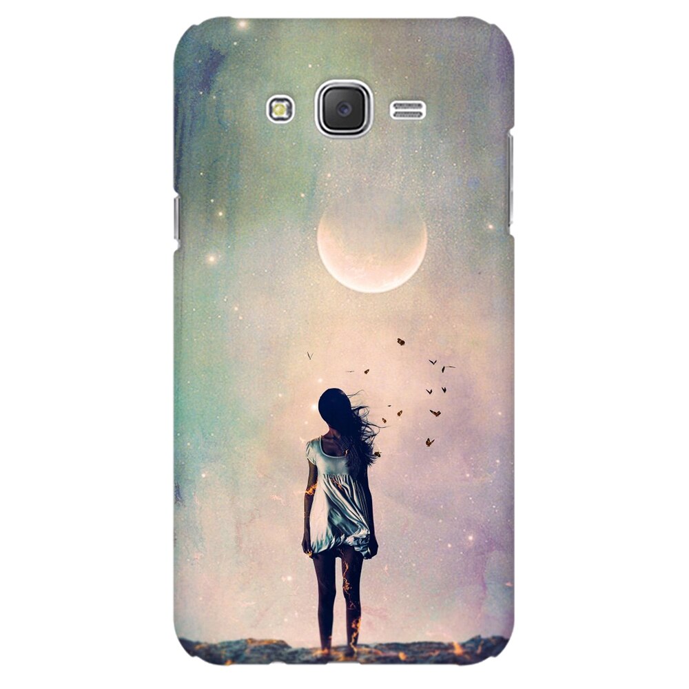 Husa silicon pentru Samsung Galaxy J1 2016, Alone Woman Cgi Hd K