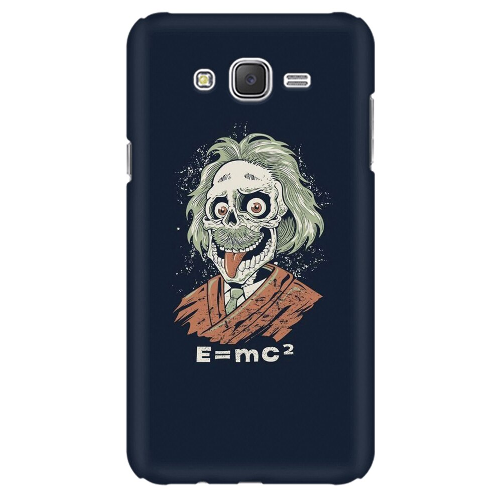 Husa silicon pentru Samsung Galaxy J1 2016, Albert Einstein Caricature