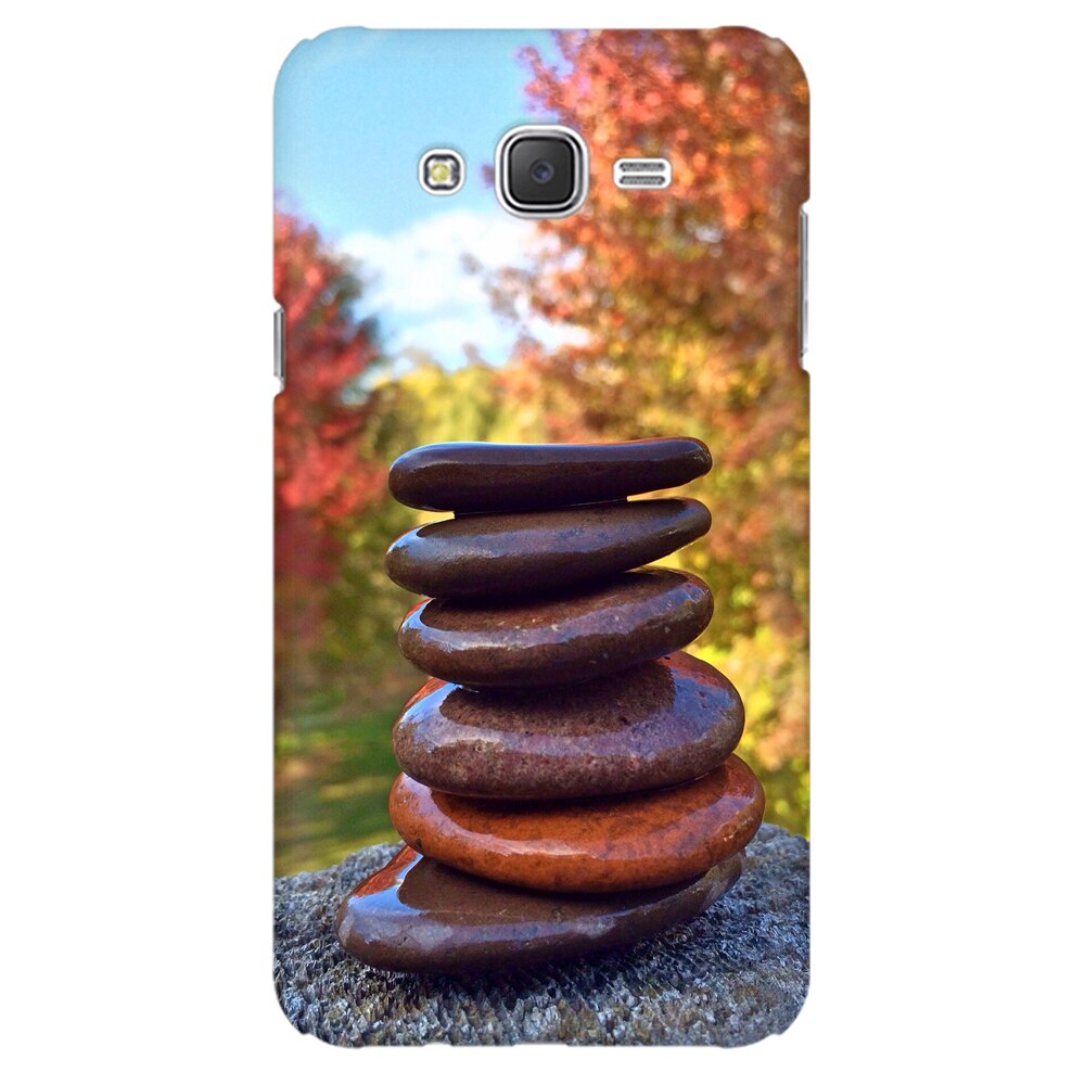 Husa silicon pentru Samsung Galaxy J1 2016, Stacking Stones