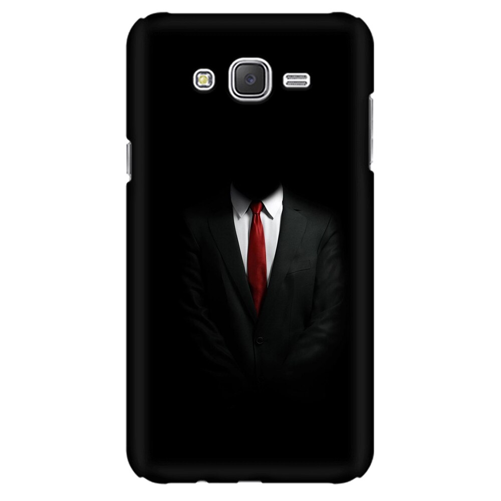 Husa silicon pentru Samsung Galaxy J1 2016, Mystery Man In Suit