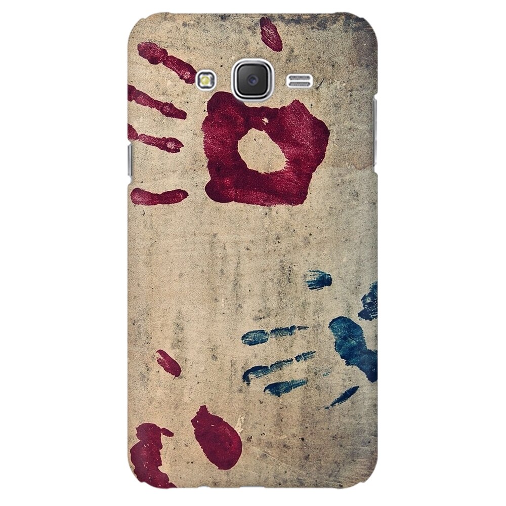 Husa silicon pentru Samsung Galaxy J1 2016, Handprints