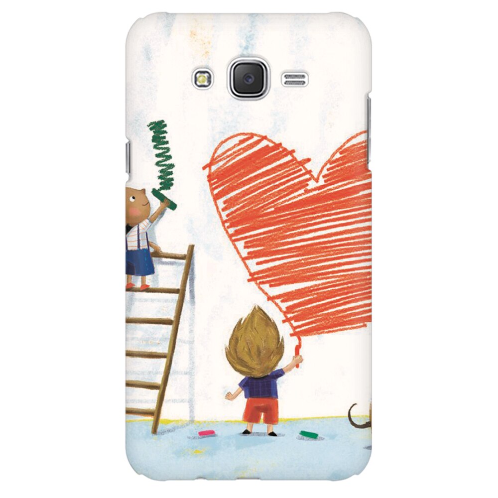 Husa silicon pentru Samsung Galaxy J1 2016, I Love You Creatures