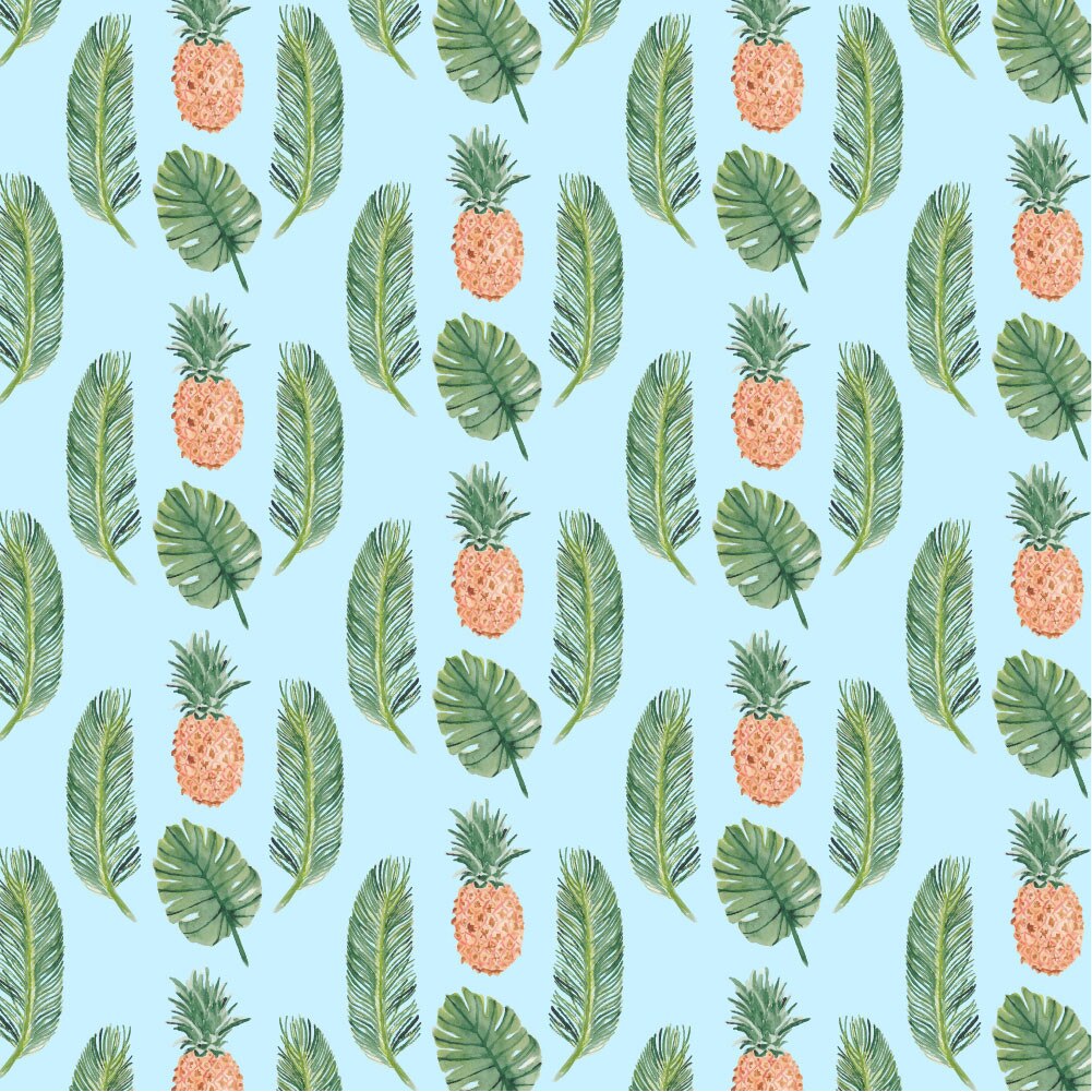 Tapet Premium Heartwork Exotic ananas, Ecologic, Non-Woven, Set 6 Role, 150 cm x 310 cm