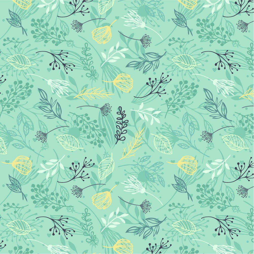 Tapet Premium Heartwork Elemente naturale plante verzi, Ecologic, Non-Woven, Set 6 Role, 150 cm x 310 cm