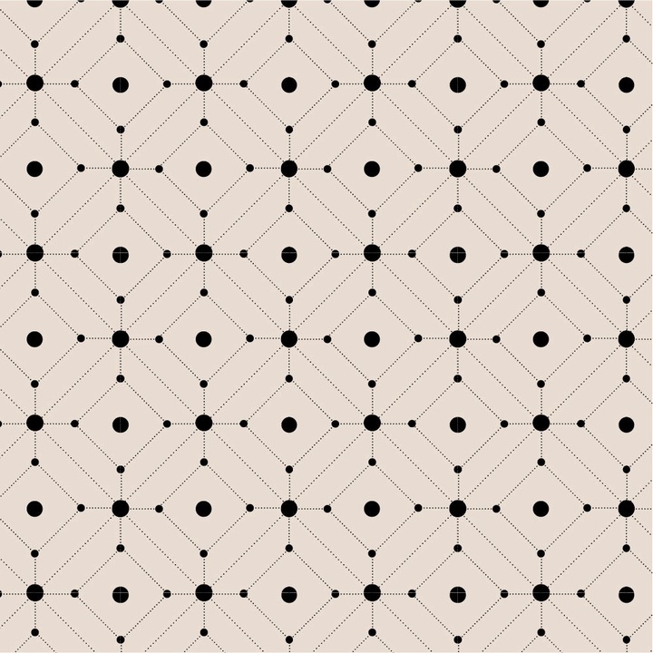 Autocolant Heartwork pentru mobilier, Minimalist puncte negre, autoadeziv, latime 50 cm x lungime 50 cm