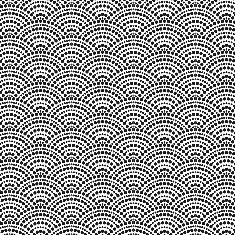 Autocolant Heartwork pentru mobilier, Coroana puncte negre, autoadeziv, latime 100 cm x lungime 150 cm