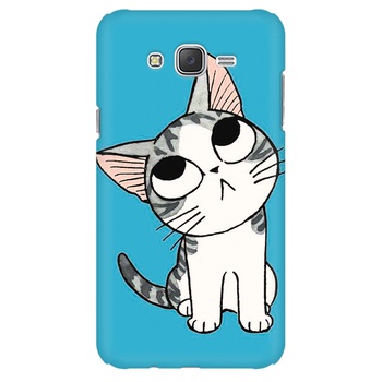 Husa silicon pentru Samsung Galaxy J1 2016, Cat Lovely Cartoon Husa silicon pentru Samsung Galaxy J1 2016, Cat Lovely Cartoon