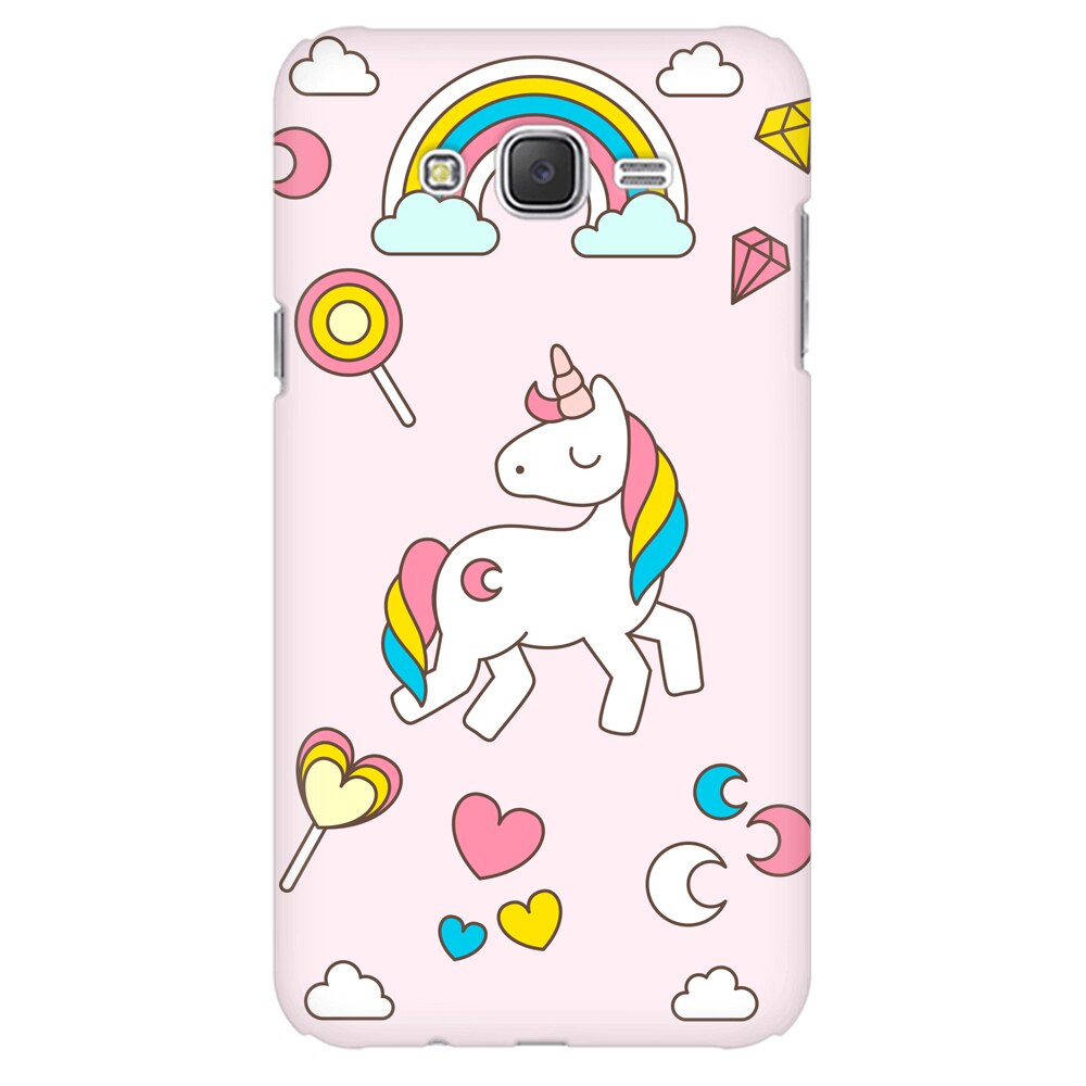 Husa silicon pentru Samsung Galaxy J1 2016, Cute Unicorn