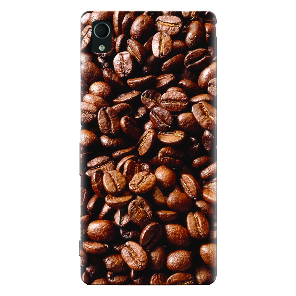 Husa silicon pentru Sony Xperia X, Coffee Beans