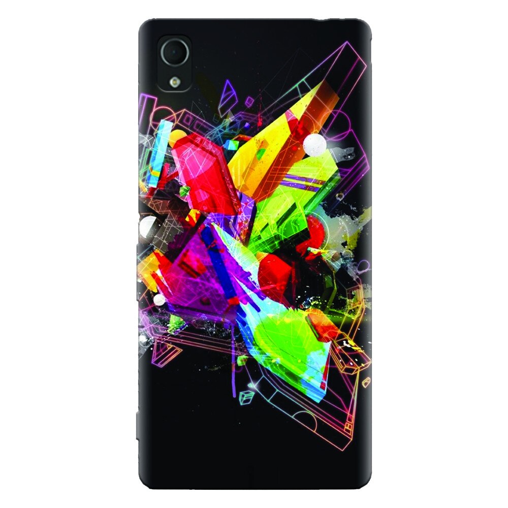 Husa silicon pentru Sony Xperia X, Abstract Shape