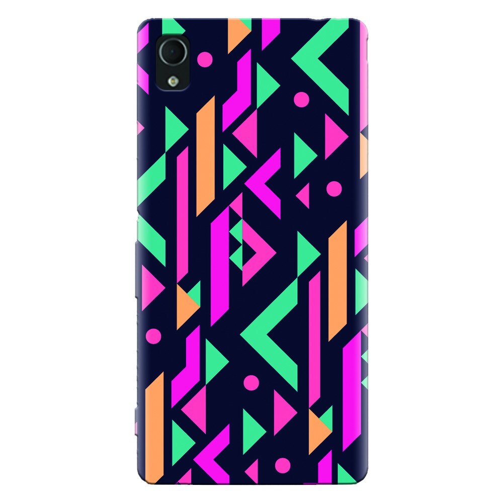 Husa silicon pentru Sony Xperia X, Alien Geometrics