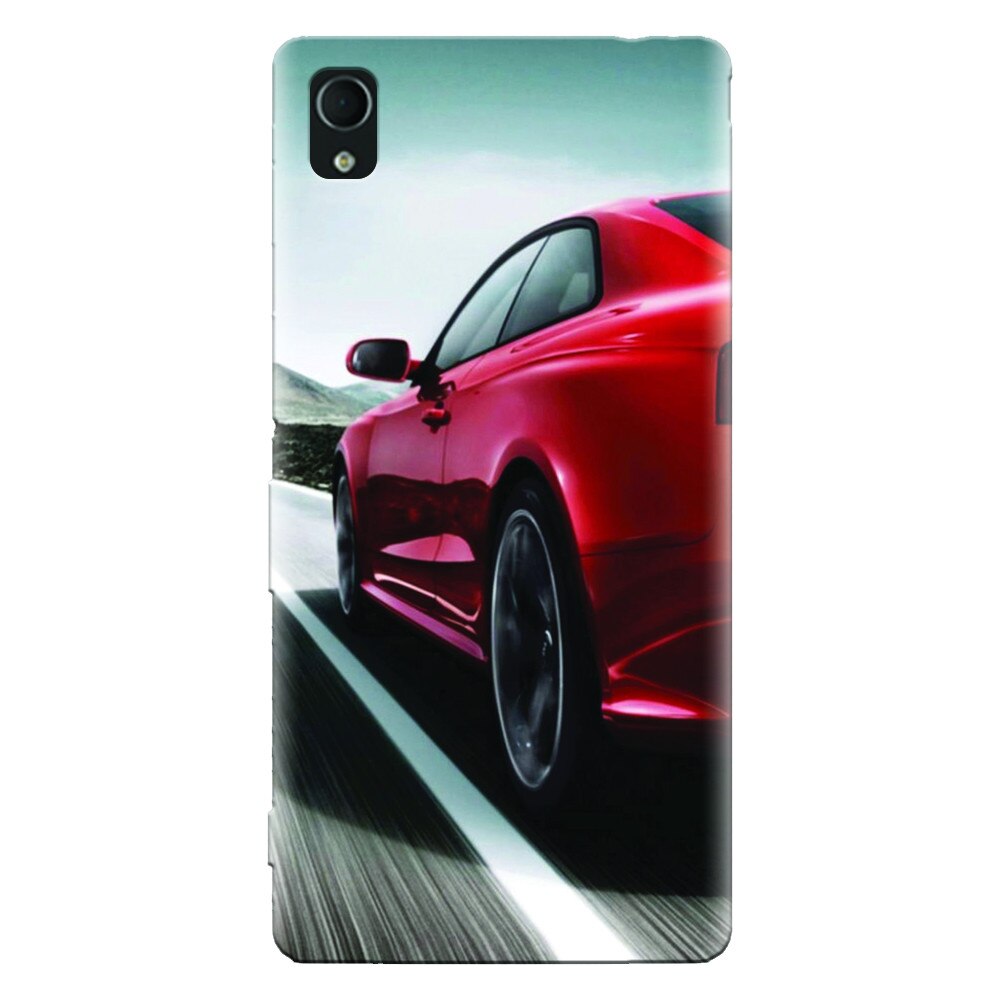 Husa silicon pentru Sony Xperia X, Car On Road