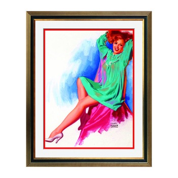 Fototapet Simulare Tablou, Vintage Pin-Up - ST-VP-094, 45 x 55 cm Fototapet Simulare Tablou, Vintage Pin-Up - ST-VP-094, 45 x 55 cm