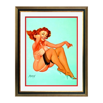 Fototapet Simulare Tablou, Vintage Pin-Up - ST-VP-060, 45 x 55 cm Fototapet Simulare Tablou, Vintage Pin-Up - ST-VP-060, 45 x 55 cm