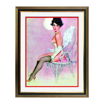 Fototapet Simulare Tablou, Vintage Pin-Up - ST-VP-121, 45 x 55 cm Fototapet Simulare Tablou, Vintage Pin-Up - ST-VP-121, 45 x 55 cm