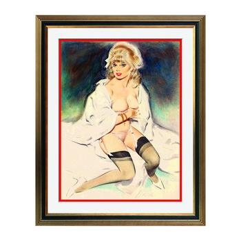 Fototapet Simulare Tablou, Vintage Pin-Up - ST-VP-130, 45 x 55 cm Fototapet Simulare Tablou, Vintage Pin-Up - ST-VP-130, 45 x 55 cm