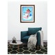Fototapet Simulare Tablou, Vintage Pin-Up - ST-VP-040, 45 x 55 cm