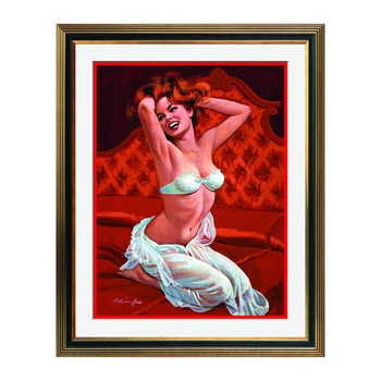 Fototapet Simulare Tablou, Vintage Pin-Up - ST-VP-041, 45 x 55 cm Fototapet Simulare Tablou, Vintage Pin-Up - ST-VP-041, 45 x 55 cm