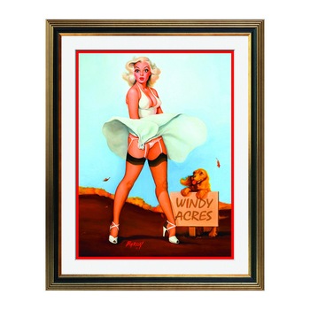 Fototapet Simulare Tablou, Vintage Pin-Up - ST-VP-064, 45 x 55 cm Fototapet Simulare Tablou, Vintage Pin-Up - ST-VP-064, 45 x 55 cm