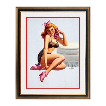 Fototapet Simulare Tablou, Vintage Pin-Up - ST-VP-018, 45 x 55 cm Fototapet Simulare Tablou, Vintage Pin-Up - ST-VP-018, 45 x 55 cm