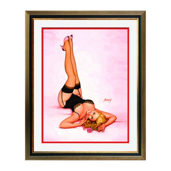 Fototapet Simulare Tablou, Vintage Pin-Up - ST-VP-057, 45 x 55 cm Fototapet Simulare Tablou, Vintage Pin-Up - ST-VP-057, 45 x 55 cm
