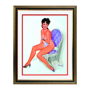 Fototapet Simulare Tablou, Vintage Pin-Up - ST-VP-067, 45 x 55 cm Fototapet Simulare Tablou, Vintage Pin-Up - ST-VP-067, 45 x 55 cm