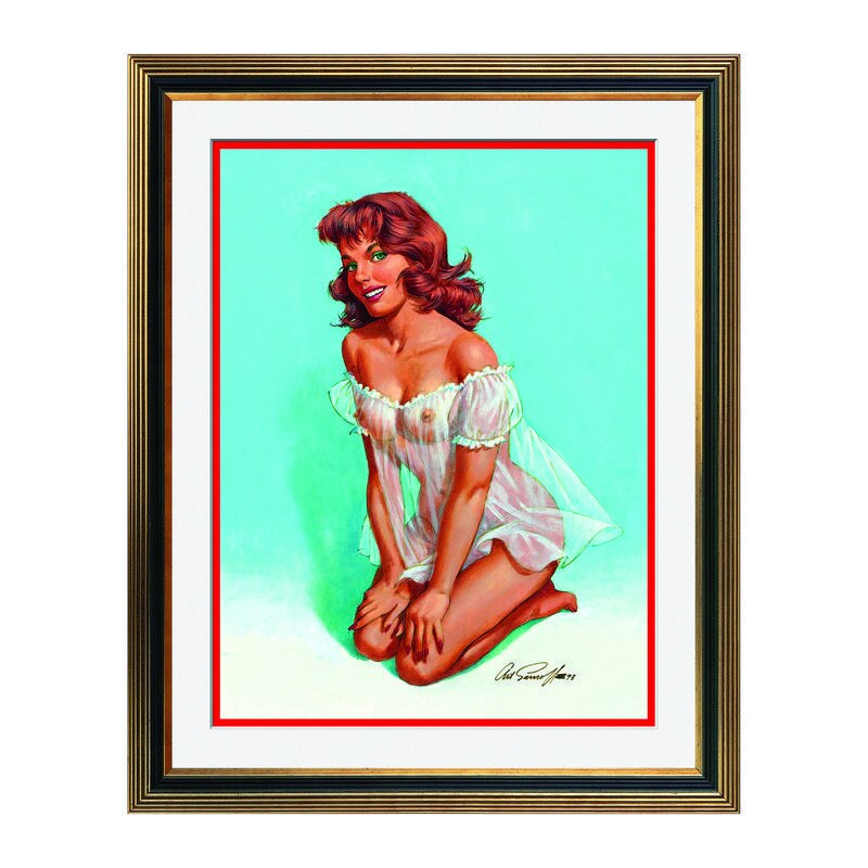 Fototapet Simulare Tablou, Vintage Pin-Up - ST-VP-048, 45 x 55 cm