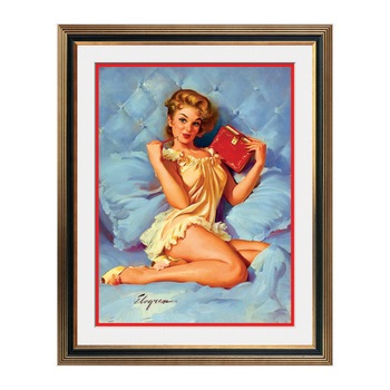 Fototapet Simulare Tablou, Vintage Pin-Up - ST-VP-147, 45 x 55 cm Fototapet Simulare Tablou, Vintage Pin-Up - ST-VP-147, 45 x 55 cm