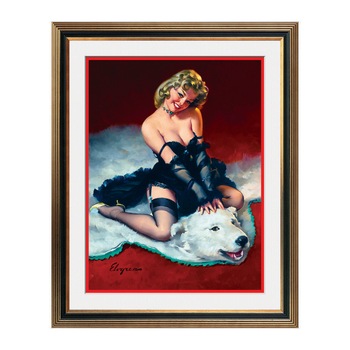Fototapet Simulare Tablou, Vintage Pin-Up - ST-VP-146, 45 x 55 cm Fototapet Simulare Tablou, Vintage Pin-Up - ST-VP-146, 45 x 55 cm