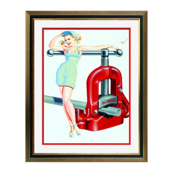 Fototapet Simulare Tablou, Vintage Pin-Up - ST-VP-135, 45 x 55 cm Fototapet Simulare Tablou, Vintage Pin-Up - ST-VP-135, 45 x 55 cm