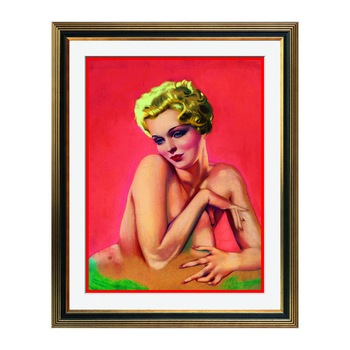 Fototapet Simulare Tablou, Vintage Pin-Up - ST-VP-014, 45 x 55 cm Fototapet Simulare Tablou, Vintage Pin-Up - ST-VP-014, 45 x 55 cm