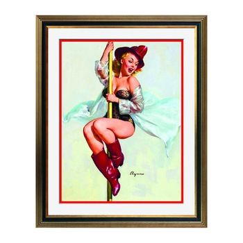 Fototapet Simulare Tablou, Vintage Pin-Up - ST-VP-174, 45 x 55 cm Fototapet Simulare Tablou, Vintage Pin-Up - ST-VP-174, 45 x 55 cm