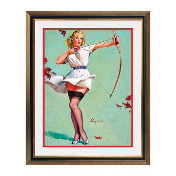 Fototapet Simulare Tablou, Vintage Pin-Up - ST-VP-181, 45 x 55 cm Fototapet Simulare Tablou, Vintage Pin-Up - ST-VP-181, 45 x 55 cm