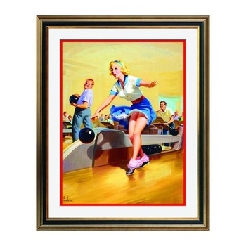 Fototapet Simulare Tablou, Vintage Pin-Up - ST-VP-032, 45 x 55 cm Fototapet Simulare Tablou, Vintage Pin-Up - ST-VP-032, 45 x 55 cm