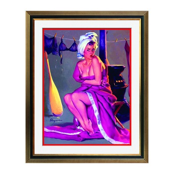 Fototapet Simulare Tablou, Vintage Pin-Up - ST-VP-168, 45 x 55 cm Fototapet Simulare Tablou, Vintage Pin-Up - ST-VP-168, 45 x 55 cm